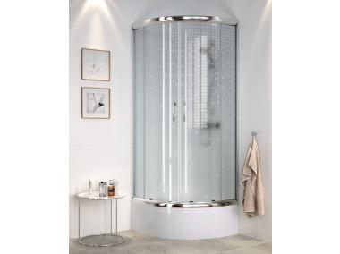Kabina prysznicowa Ineba 90x167 cm półokragła CERSANIT