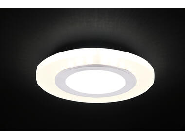 Zdjęcie: Lampa stropowa srebrna 2x5 W klosz mrożony CANDELLUX