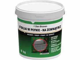 Folia w płynie do zewnątrz szary 6 kg Sanitary Foil Extra DEN BRAVEN