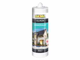 Silikon uniwersalny 150 ml biały LAKMA