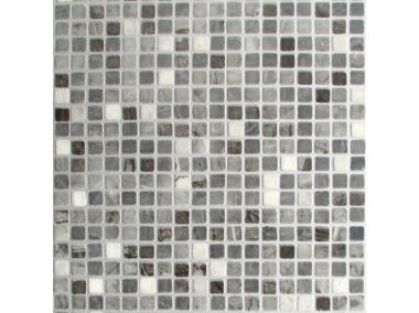 Zdjęcie: Wykładzina PVC Fantasy 2 m Milo 96 mozaika szara MULTI-DECOR