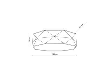 Zdjęcie: Lampa wisząca Kantoor 4 Pł 1567 black TK LIGHTING