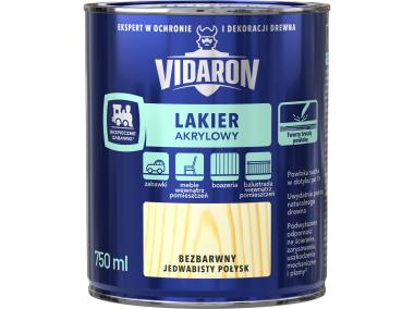 Zdjęcie: Lakier Akrylowy bezbarwny 0,75L VIDARON