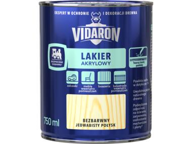 Lakier akrylowy bezbarwny 0,75 L VIDARON