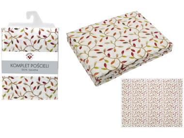 Zdjęcie: Komplet pościeli 100 % bawełna 160x200, 70x80 - 02302 RAVI
