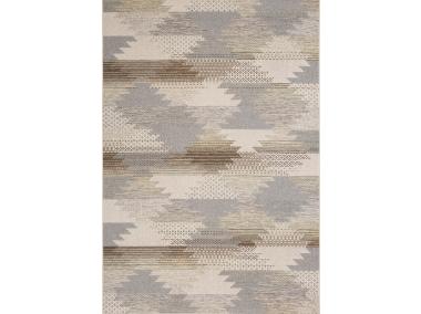 Zdjęcie: Dywan Kemet 80x150 cm romby szaro-beżowy MULTI-DECOR