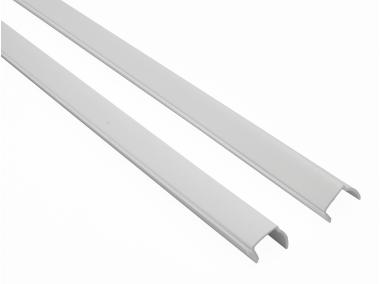 Zdjęcie: Prowadnica do rolet PVC 160 cm - 2 szt. biała GARDINIA