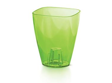 Zdjęcie: Doniczka Coubi zielony transparentny 13 cm PROSPERPLAST