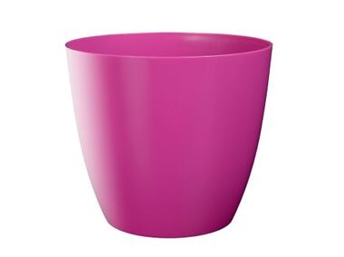 Zdjęcie: Doniczka Ella 21 cm fuksja połysk GARDEN LIFE