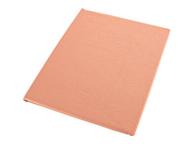 Zdjęcie: Prześcieradło bawełniane 200x220 cm łososiowe MISS LUCY