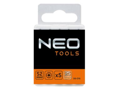 Zdjęcie: Końcówki wkrętakowe PZ2 x 25 mm, 20 sztuk NEO