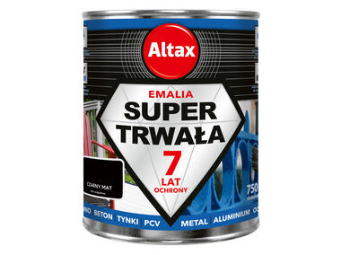 Emalia Super Trwała 0,75 L czarny mat ALTAX