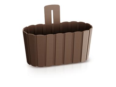 Zdjęcie: Doniczka ścienna Boardee brąz 28 cm PROSPERPLAST