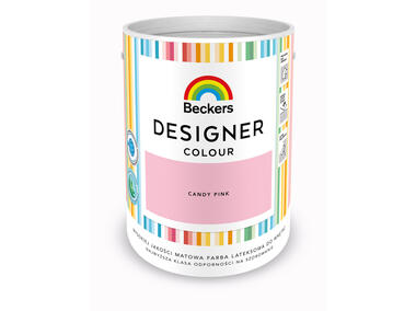 Farba lateksowa Designer Colour Candy Pink 5 L BECKERS