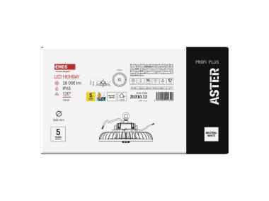Zdjęcie: Oprawa przemysłowa LED Highbay Aster 100W EMOS