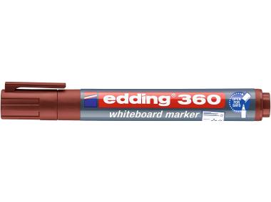 Zdjęcie: Marker Edding 360 do tablic suchościeralnych brązowy DMS