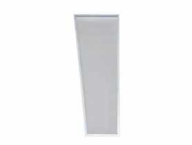 Ścianka daszku łukowego 130x50x30 cm poliwęglan komorowy przezroczysty SCALA
