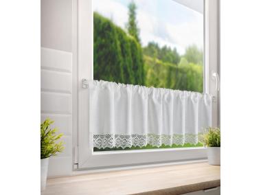 Zdjęcie: Firana gotowa Claire na taśmie 150 x 30 cm biały EUROFIRANY