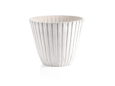 Zdjęcie: Doniczka 15x15x15 cm ekologiczna biała TIN TOURS