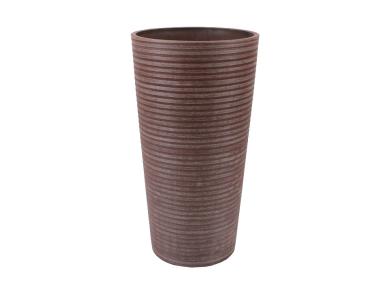 Zdjęcie: Donica z kompozytu 25x25x46 cm wysoka TIN TOURS