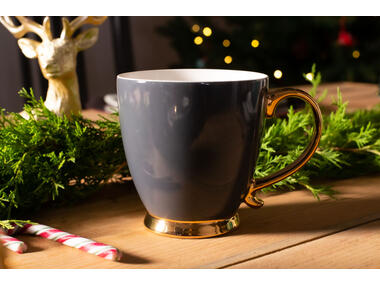 Zdjęcie: Filiżanka 400 ml Urban Gold grafit ALTOMDESIGN