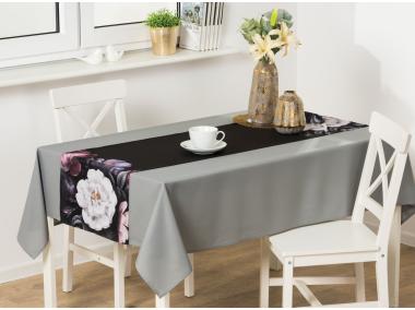 Zdjęcie: Obrus Lucia 40x140 cm czarny UNIGLOB