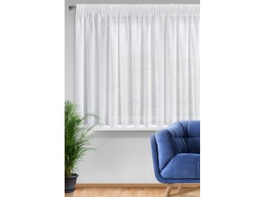 Zdjęcie: Firana gotowa LANA na taśmie 350 x 150 cm biały (373175) EUROFIRANY