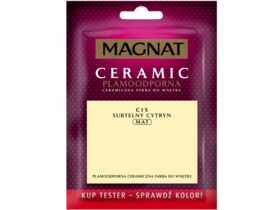 Tester farba ceramiczna subtelny cytryn 30 ml MAGNAT CERAMIC