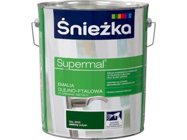 Zdjęcie: Emalia Supermal zielony RAL6002 10L ŚNIEŻKA