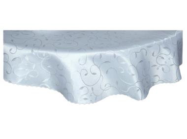 Zdjęcie: Obrus plamoodporny 140x220 cm 022/1 biały FLORENTYNA