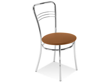 Zdjęcie: Krzesło Argento chrome brązowy V-49 NOWY STYL