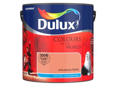 Zdjęcie: Farba do wnętrz Kolory Świata 2,5 L arbuzowa fiesta DULUX
