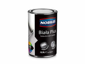 Farba akrylowa 0,9 L biała plus NOBILES
