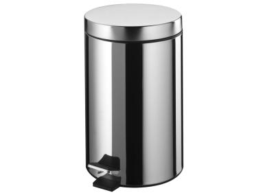 Kosz na pedał 20 L stal chrom BISK