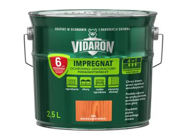 Zdjęcie: Impregnat do drewna mahoń amerykański 2,5 L VIDARON