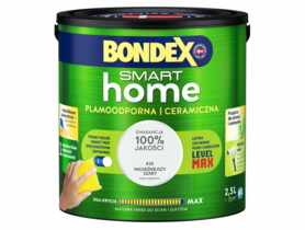 Farba plamoodporna najjaśniejszy szary 2,5 L BONDEX SMART HOME