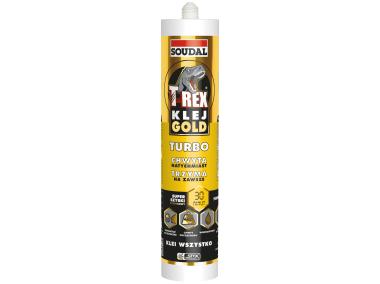 Zdjęcie: Klej montażowy super szybki T-Rex Gold Turbo 290 ml SOUDAL