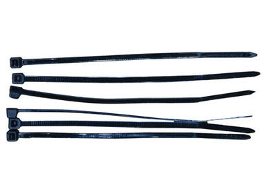 Opaski zaciskowe czarne 2,5x100 mm 100 szt.  MEGA