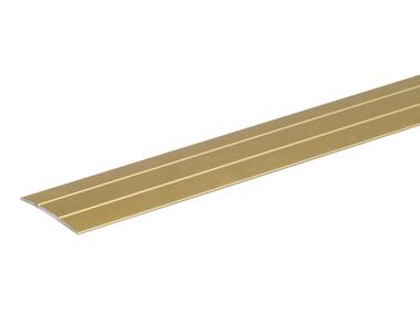 Listwa łączeniowa z podwójnym rowkiem samoprzylepna złoty 900x38 mm ALBERTS
