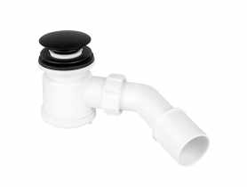 Syfon brodzikowy 50 mm click-clack czarny mat MCALPINE