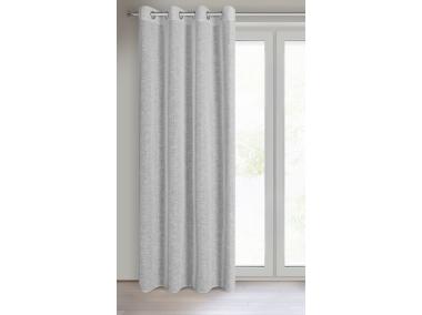 Zdjęcie: Zasłona gotowa Amari 140x250 cm stalowy EUROFIRANY