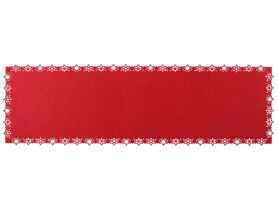 Bieżnik Starlet 30x100 cm czerwony UNIGLOB