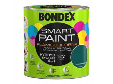 Zdjęcie: Farba plamoodporna piękna Esmeralda 2,5 L BONDEX SMART PAINT