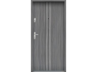 Zdjęcie: Drzwi wejściowe do mieszkań Bastion A-38 Mokka 80 cm prawe ODR KR CENTER