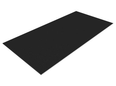 Płyta akustyczna Cleaneo perforowana prosta kwadratowa 8/18 Q 12,5mm 1188x1998 mm czarna KNAUF