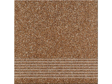Zdjęcie: Gres szkliwiony Milton brąz stop 29,7x29,7 cm CERSANIT
