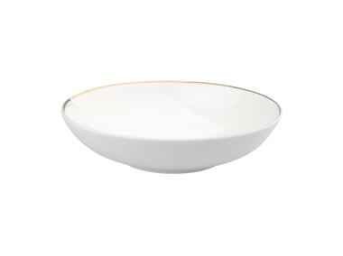Zdjęcie: Talerz głęboki 20 cm - 450 ml Bella Złota Linia kremowyowy ALTOMDESIGN