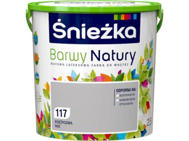 Zdjęcie: Farba Barwy Natury księżycowa noc 117 2,5L ŚNIEŻKA