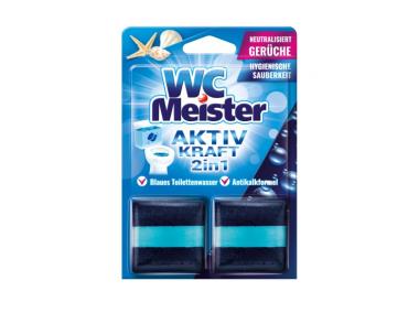 Zdjęcie: Kostka barwiąca do spłuczki Wc 2x50 g morski WC MEISTER
