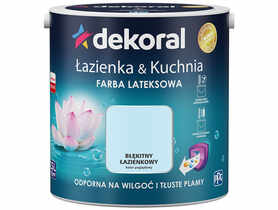 Farba lateksowa Łazienka&Kuchnia błękitny łazienkowy 2,5 L DEKORAL